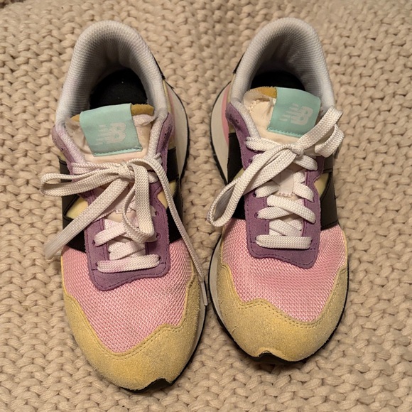 New Balance Women's Pastel Sneakers - Pink, Yellow, Purple - Picture 3 of 4